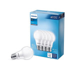 Philips - 565358 - A19 E26 (Medium) LED Bulb Daylight 40 Watt Equivalence 4 Pack