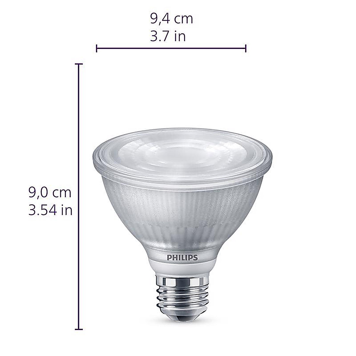 Philips - 568311 - Par30 E26 (Medium) LED Bulb Bright White 75 Watt Equivalence 1 Pack