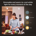 Philips - 577956 - Hue Br30 E26 (Medium) Smart-Enabled LED Bulb White 85 Watt Equivalence 1 Pack