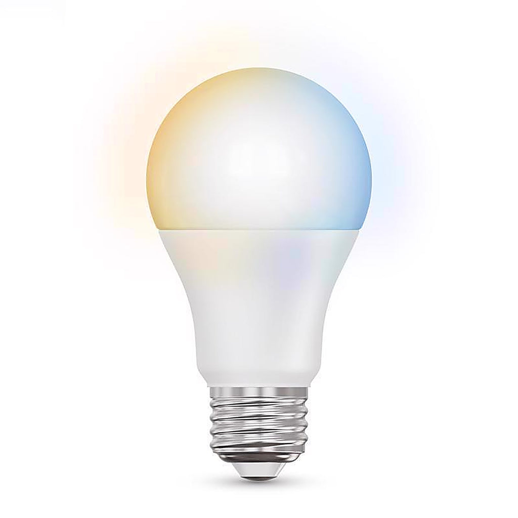Feit - OM60/CCT/CA/AG3 - A19 E26 (Medium) Smart-Enabled LED Bulb Tunable White 60 Watt Equivalence 3 Pack