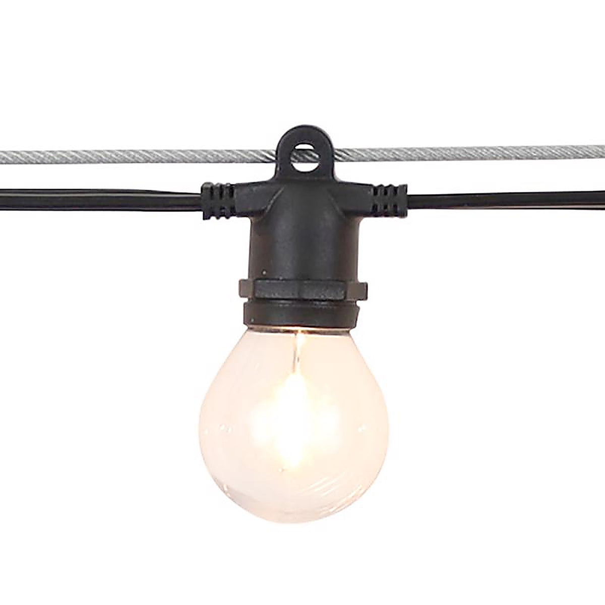 Belle Luci - BLG40PGW50W - Holiday Bright Lights G40 Patio Light Set Warm White 50 Ft. 24 Lights