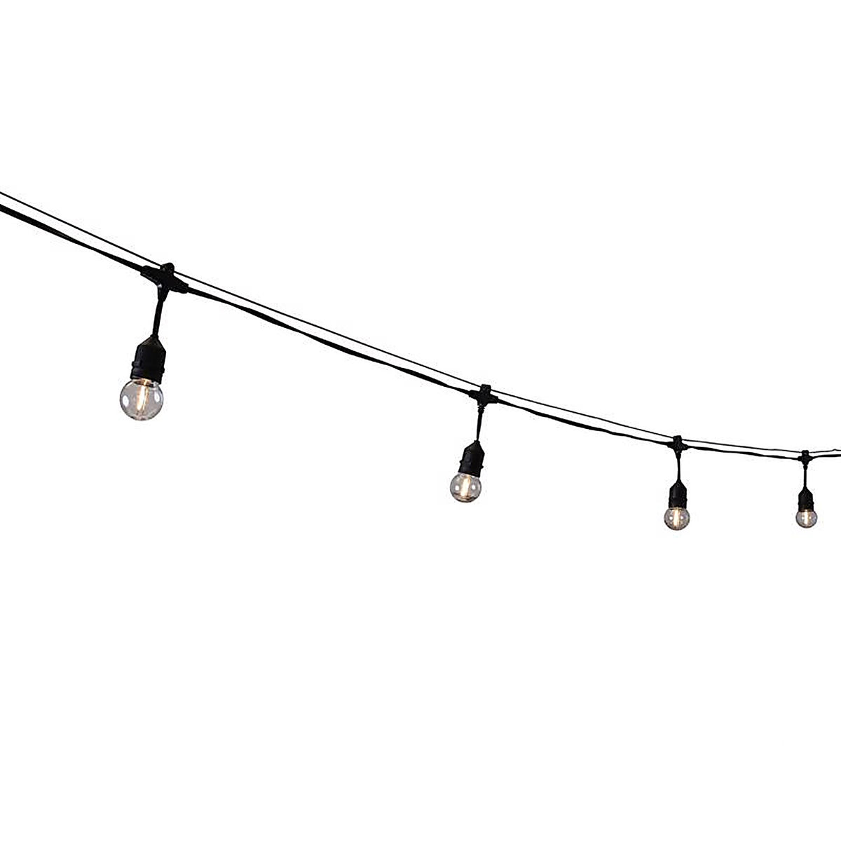 Belle Luci - BLG40PGW50W - Holiday Bright Lights G40 Patio Light Set Warm White 50 Ft. 24 Lights