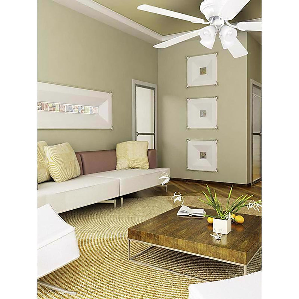 Westinghouse - 7311500 - 52 In. Rustic Bronze White LED Indoor Ceiling Fan