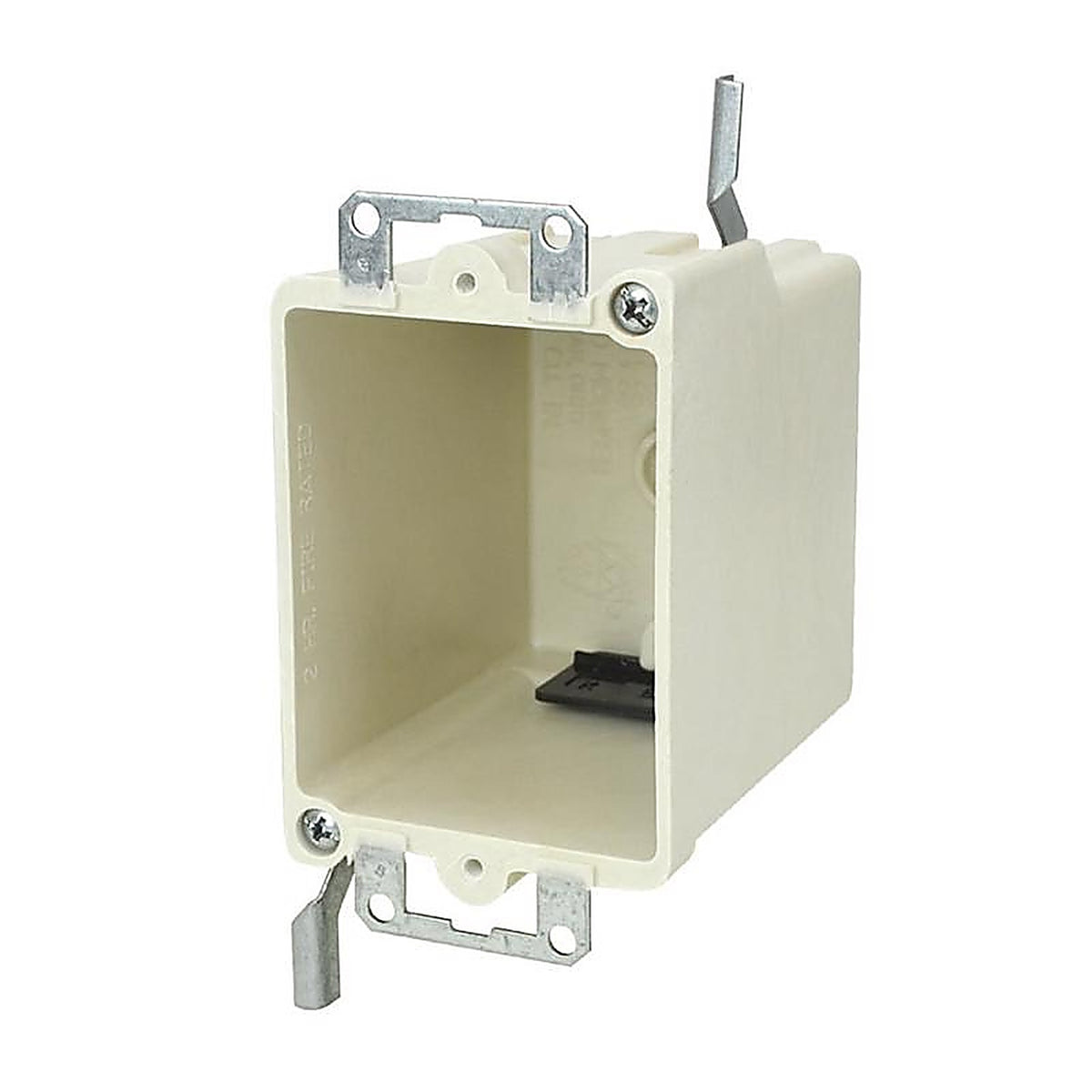 Allied Moulded - R9368-EWK - Old Work 18 CU in Rectangle Polycarbonate 1 Gang Electrical Box Off White