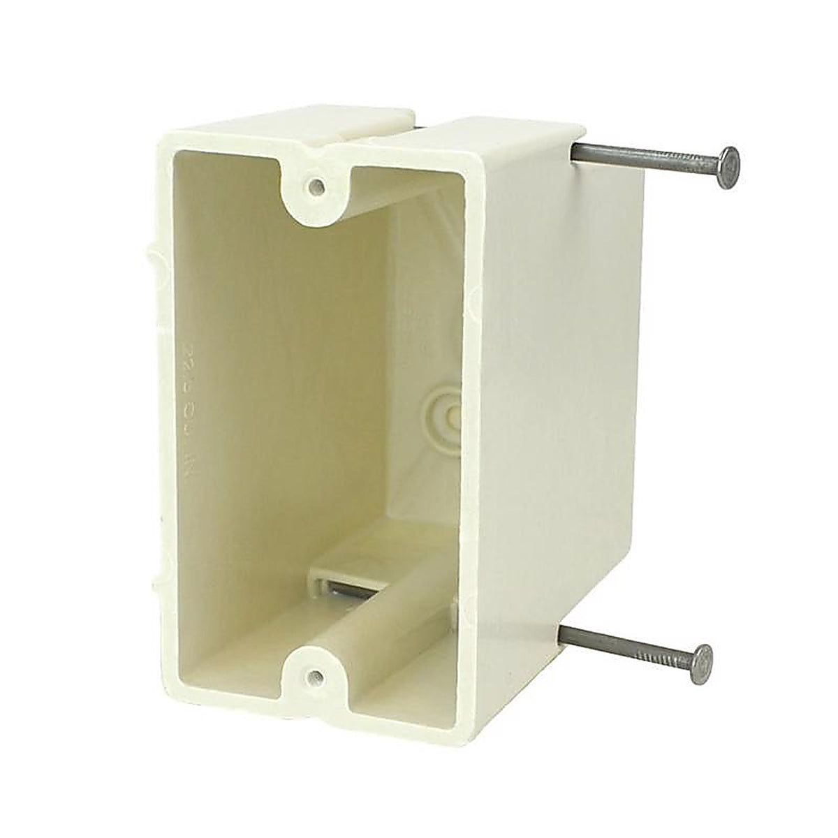 Allied Moulded - R1099-N75 - New Work 22.5 CU in Rectangle Fiberglass 1 Gang Electrical Box Off White