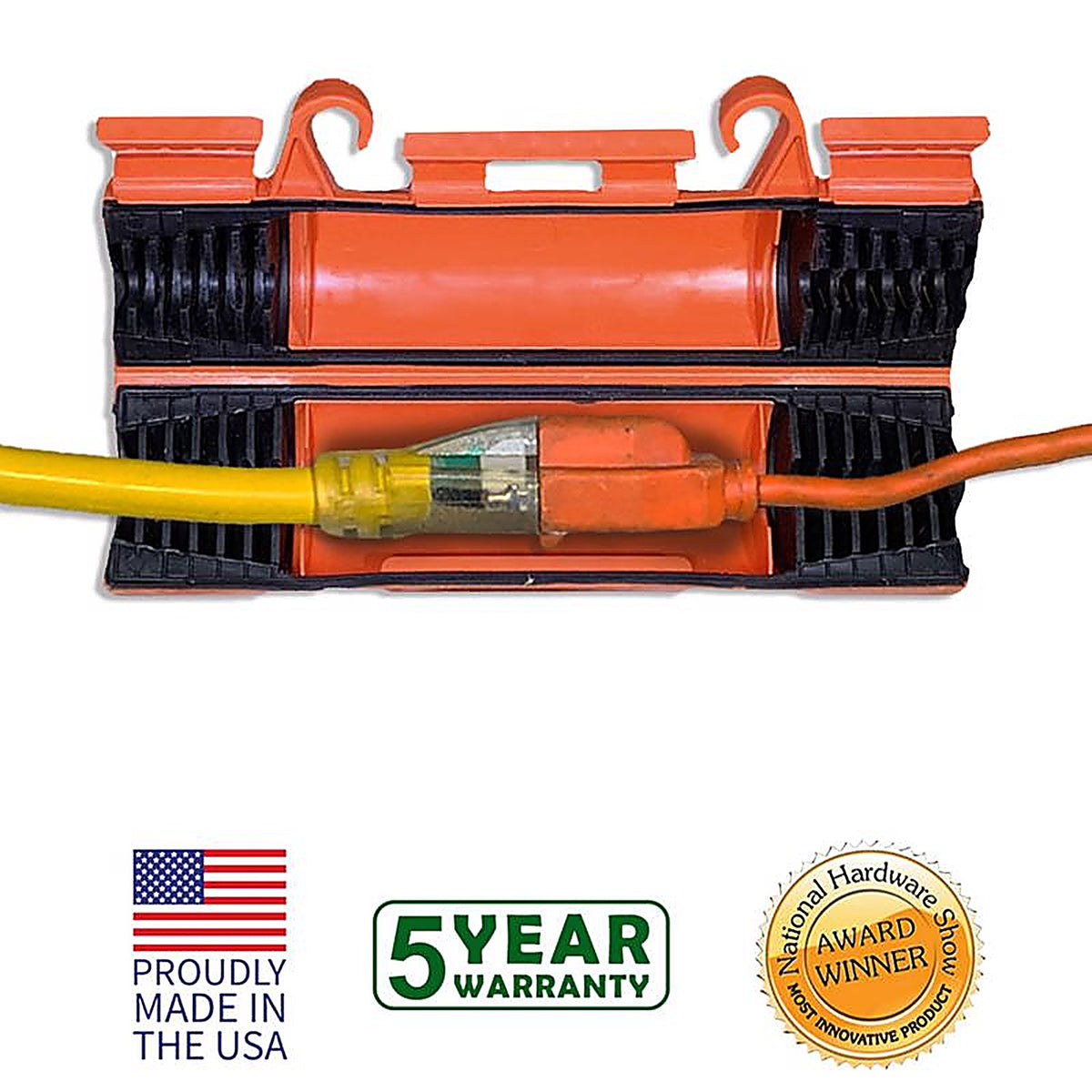 Twist and Seal - TSMX-OR - Maxx Cord 4.5 In. D X 10 In. L Cord Protector 1 Pack