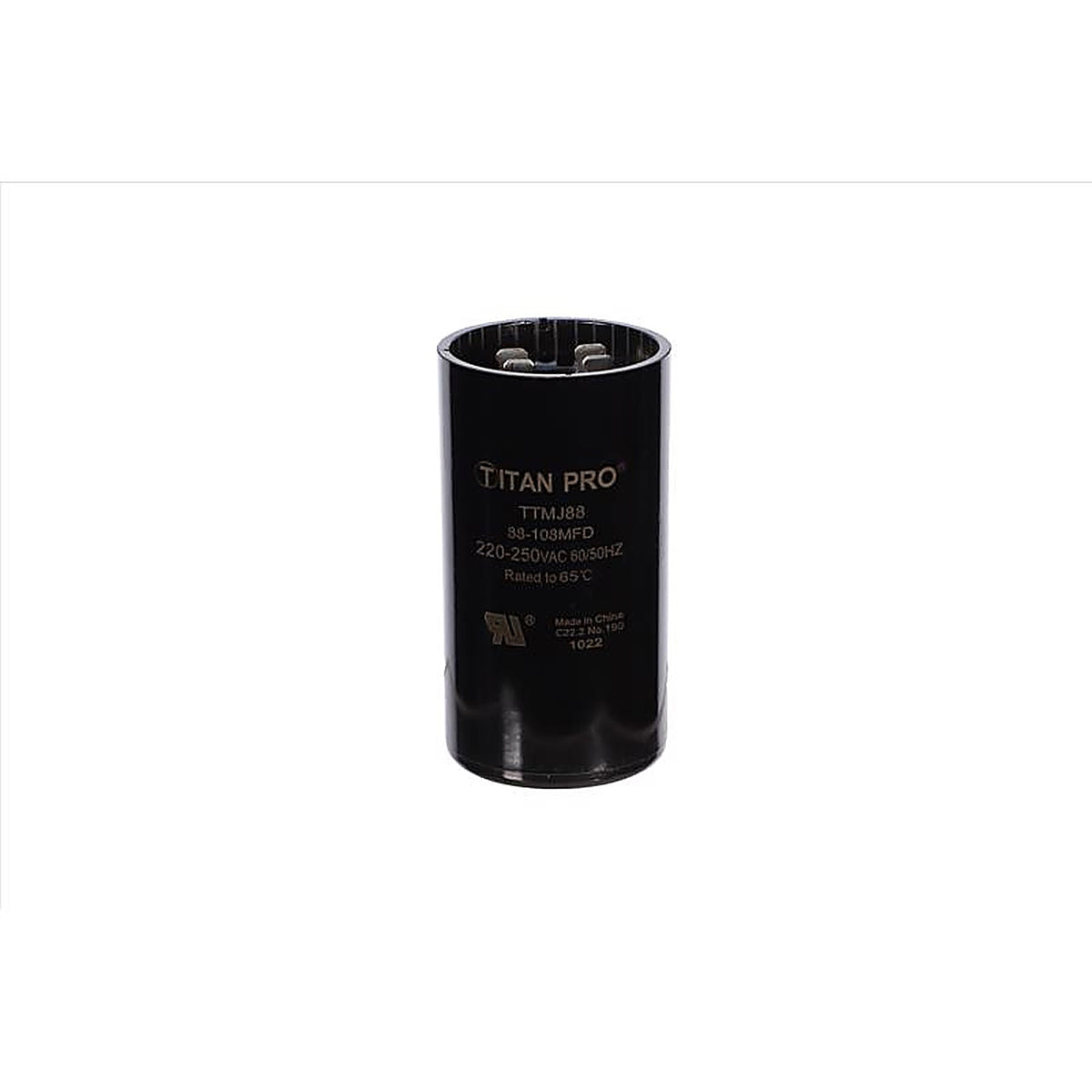 Titan Pro - TTMJ88 - 88-108 MFD 250 V Round Start Capacitor