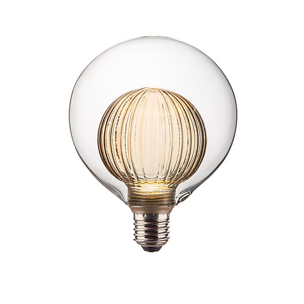 Globe Electric - 16000393 - G40 E26 (Medium) LED Bulb Soft White 3 Watt Equivalence 1 Pack