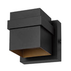 Globe Electric - 60000022 - 1-Light Matte Black Petite Structure Wall Sconce