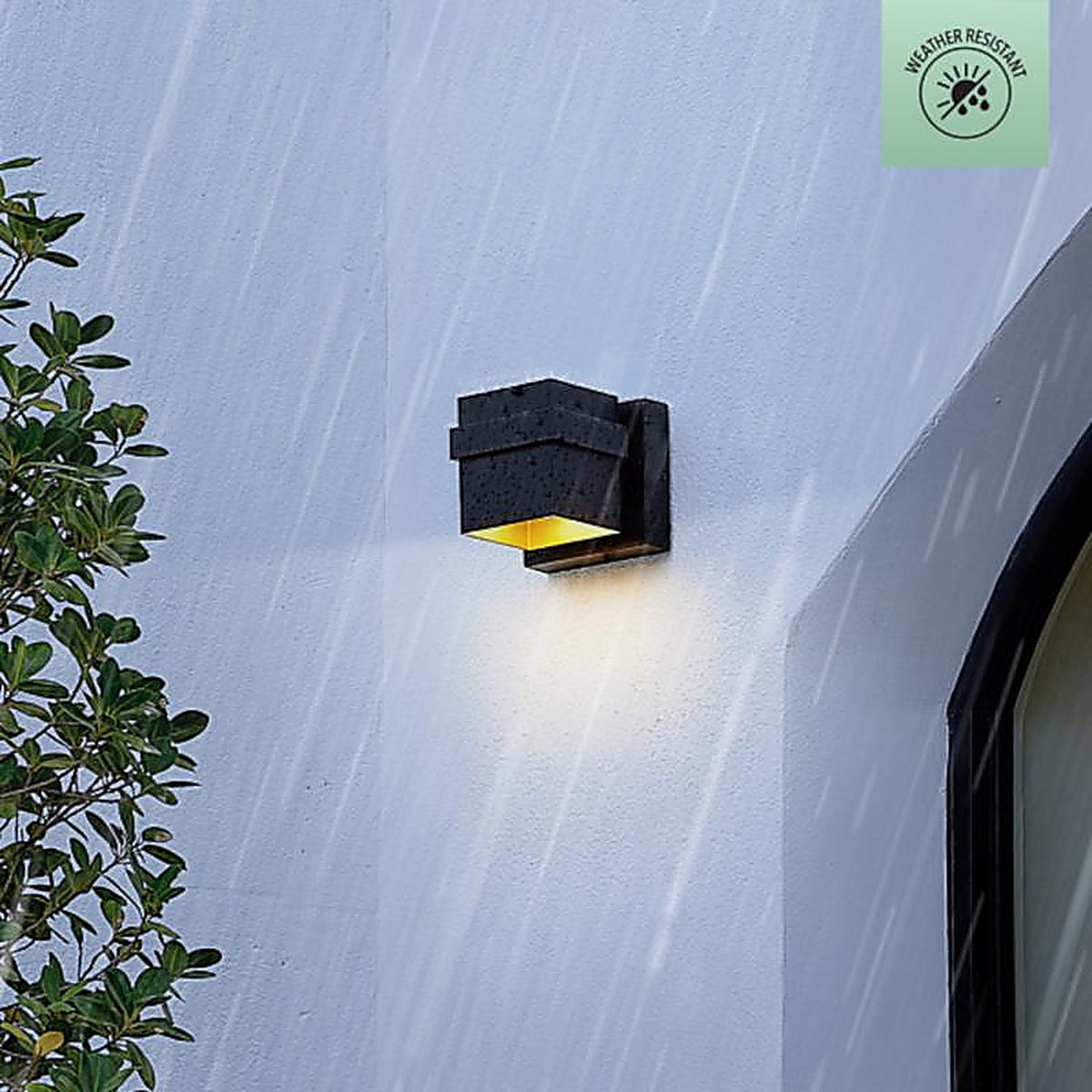 Globe Electric - 60000022 - 1-Light Matte Black Petite Structure Wall Sconce