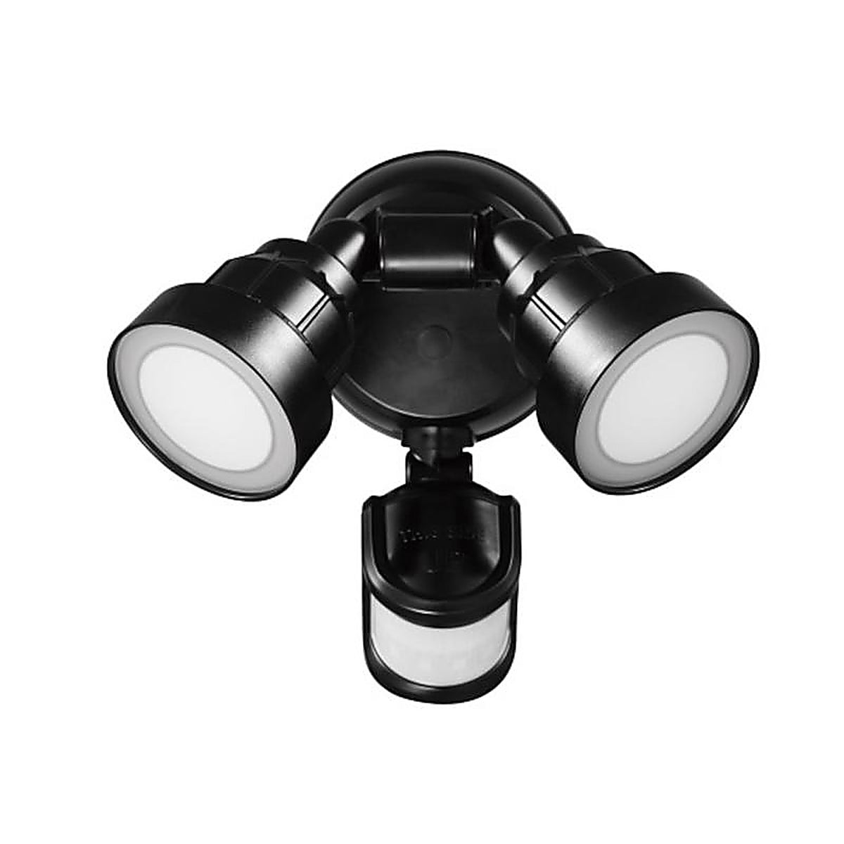 Globe Electric - 17000202 - Motion-Sensing Hardwired LED Black Security Light