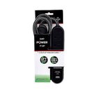 Monster - 1716 - 4 Ft. L 3 Outlets Power Strip with USB Ports Black