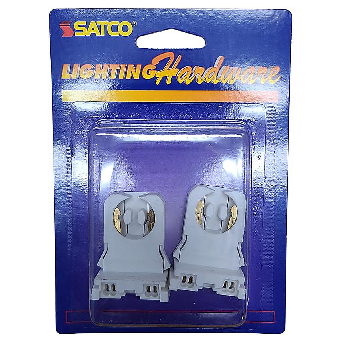 Satco - 270/206 - Plastic Fluorescent Lampholder 2 Pack