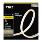 Feit - NF5/3K/USB - 5 Ft. L White Plug-In LED Tape Light 1 Pack