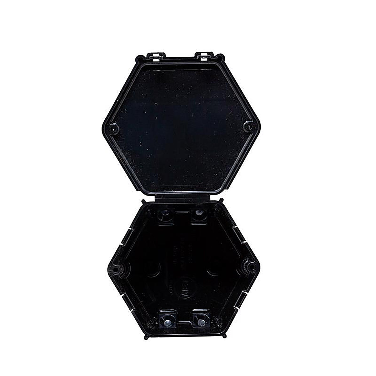 Pro Design - JB400 - Open Splice Old Work 25.8 CU in Octagon Plastic 4 Gang Junction Box Black