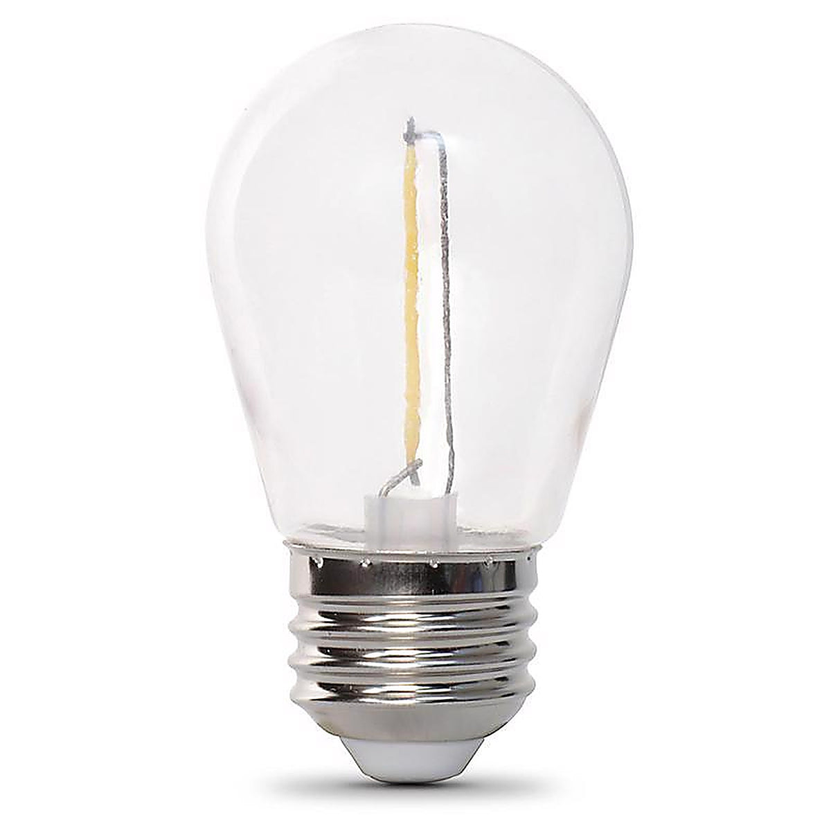 Feit - S14/827/FILED/4 - S14 E26 (Medium) Filament LED Bulb Soft White 11 Watt Equivalence 4 Pack