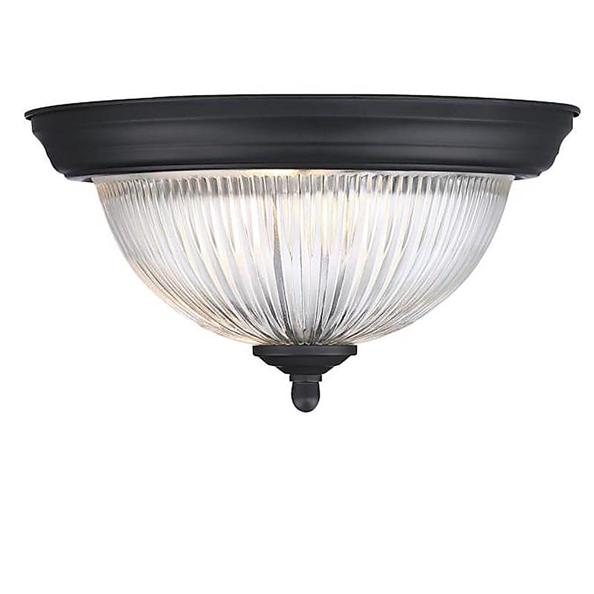 Westinghouse - 6117700 - 6.25 In. H X 11 In. W X 11 In. L Matte Black Ceiling Fixture