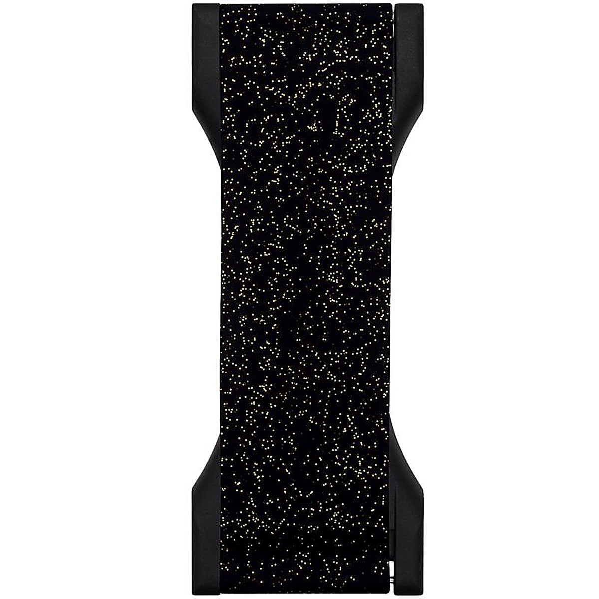 LoveHandle - P-1255-01 - Pro Black Gold Onyx Glitter Cell Phone Grip for All Smartphones