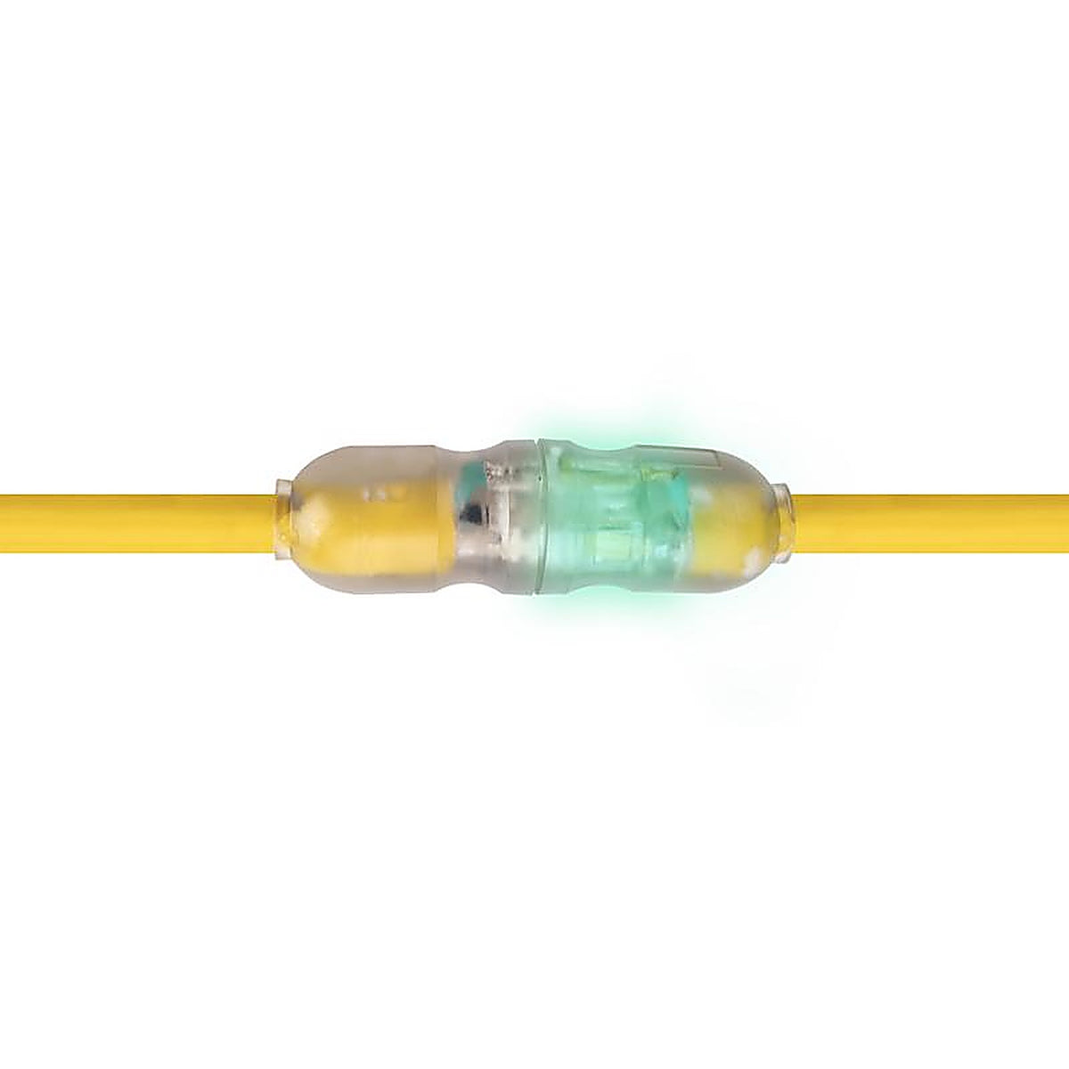 Monster - 1516 - Just Power It Up Outdoor 50 Ft. L Yellow Extension Cord 10/3 Sjtw