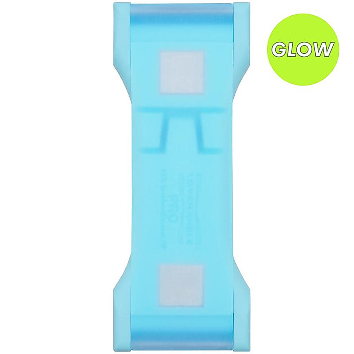 LoveHandle - P-1107-05 - Pro Sky Blue Frosty Blue Glow Cell Phone Grip for All Mobile Devices