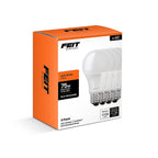 Feit - A110082710KLED4 - A19 E26 (Medium) LED Bulb Soft White 75 Watt Equivalence 4 Pack