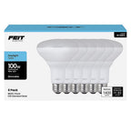 Feit - BR30DM85010LED6 - Br30 E26 (Medium) LED Bulb Daylight 100 Watt Equivalence 6 Pack