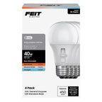 Feit - OM403CCTCA10K/4 - A19 E26 (Medium) LED Bulb Adjustable White 40 Watt Equivalence 4 Pack