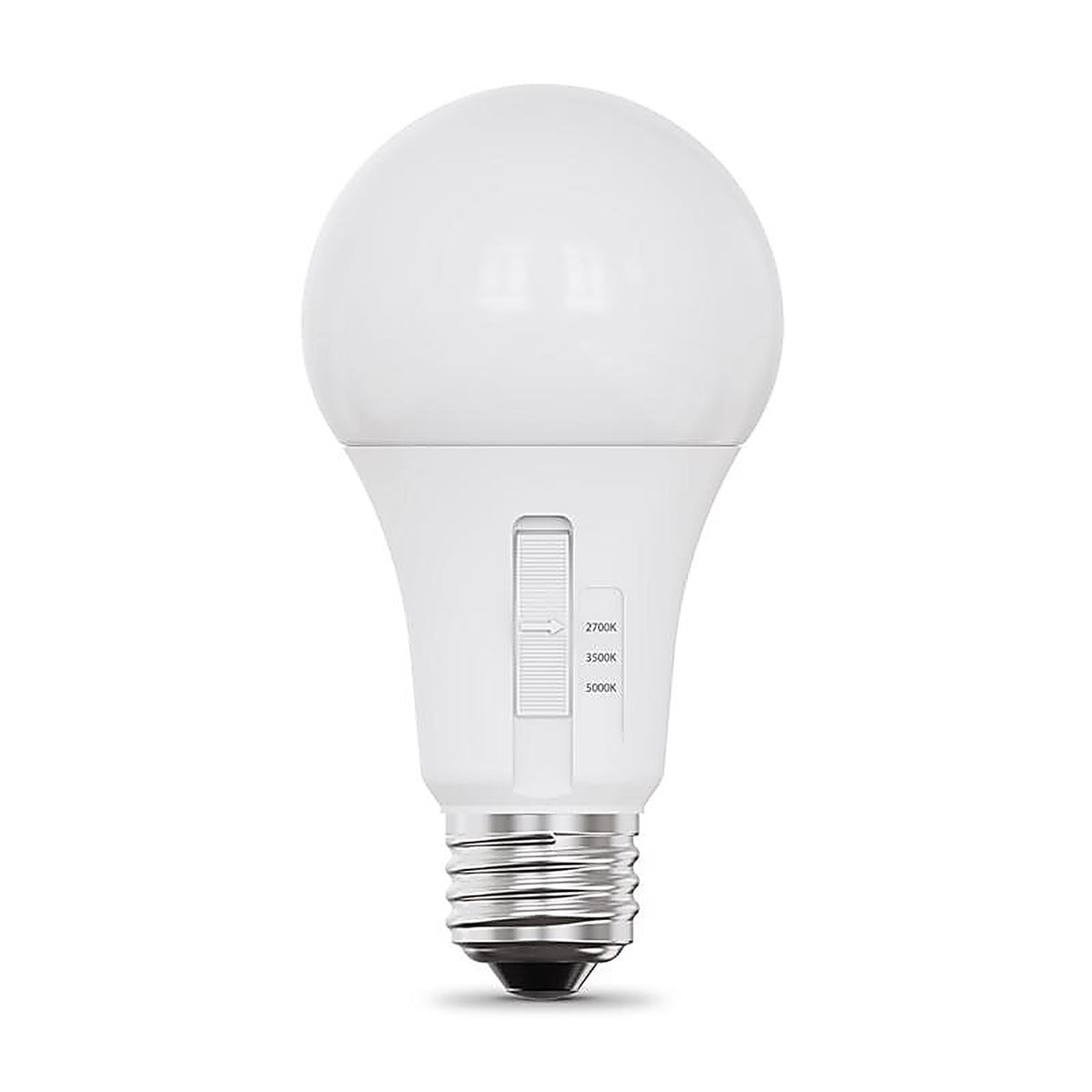 Feit - OM603CCTCA10K/4 - A19 E26 (Medium) LED Bulb Adjustable White 60 Watt Equivalence 4 Pack