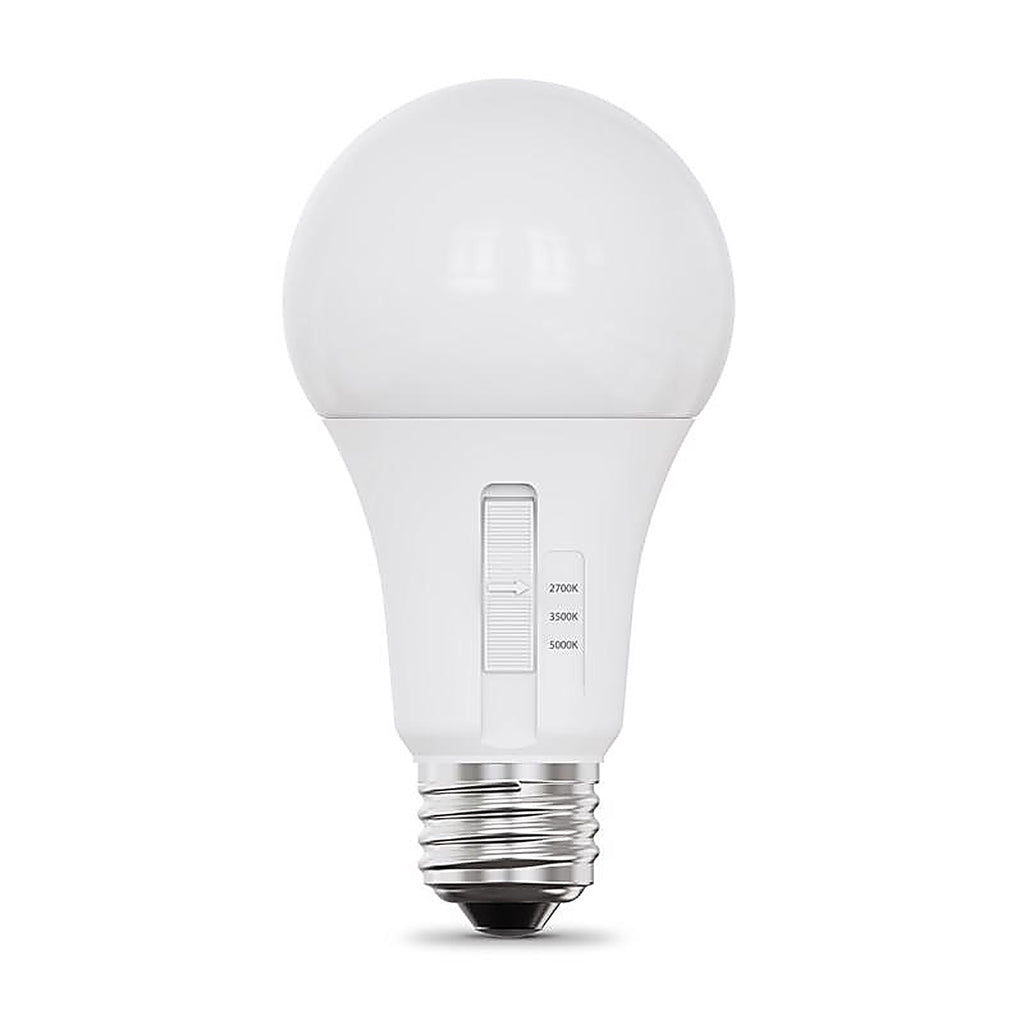 Feit - OM753CCTCA10K/4 - A19 E26 (Medium) LED Bulb Adjustable White 75 Watt Equivalence 4 Pack