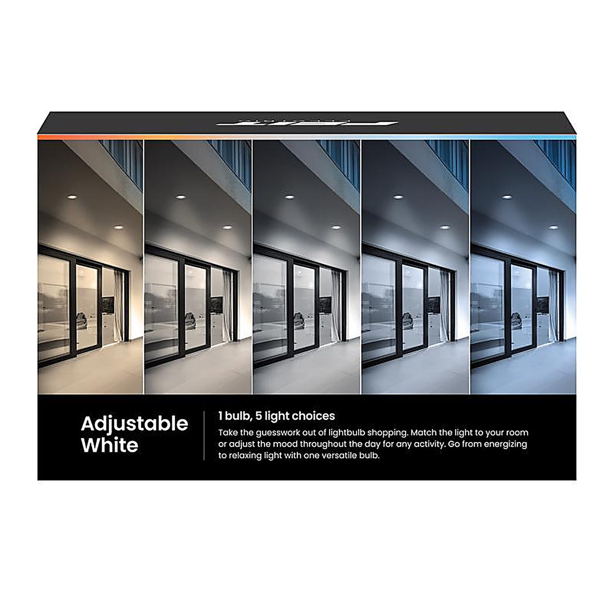 Feit - PAR38120DM/6WY2 - Par38 E26 (Medium) LED Bulb Adjustable White 120 Watt Equivalence 2 Pack