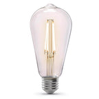 Feit - ST19/CL/VG/LED2 - St19 E26 (Medium) Filament LED Bulb Warm Candle Light 60 Watt Equivalence 2 Pack