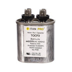 Titan Pro - TOCF3 - 3 MFD 440 V Oval Run Capacitor