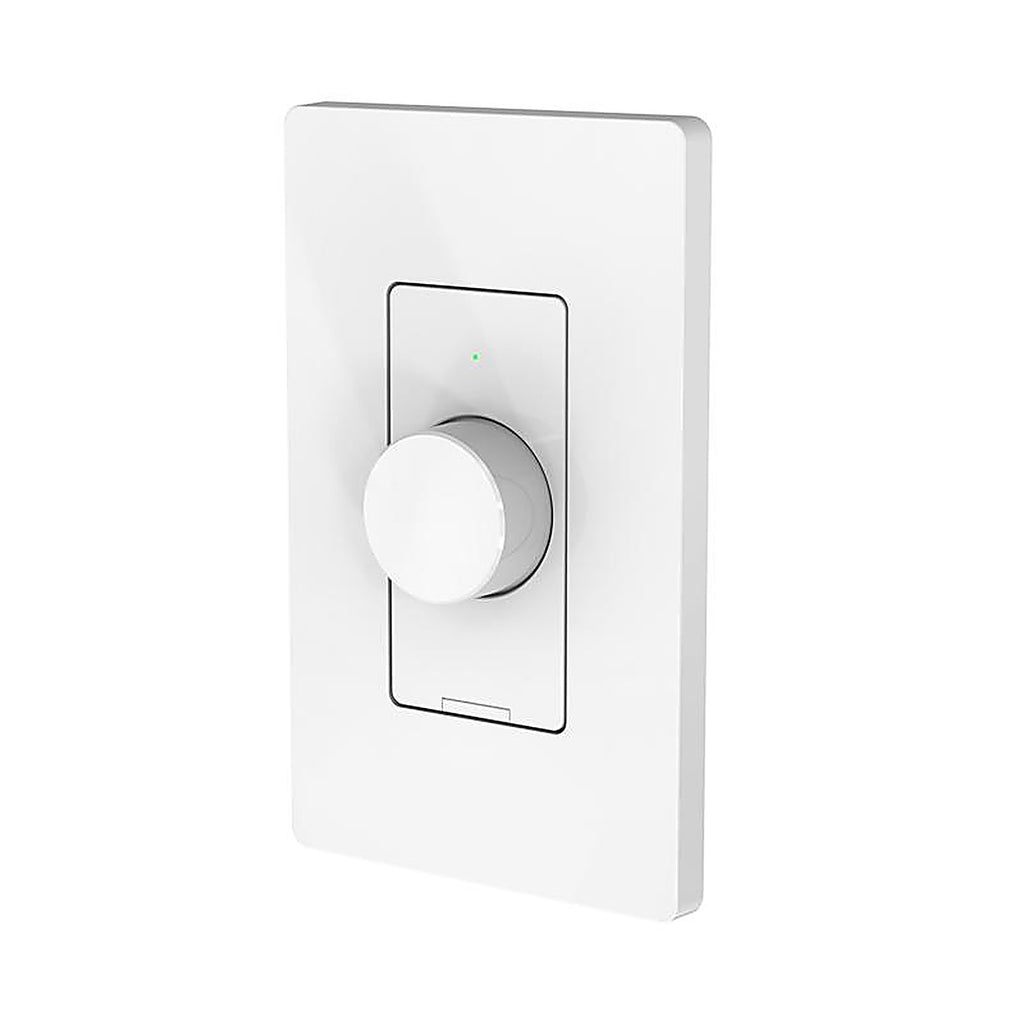 Feit - DIM/ROTARY/WIFI - White Rotary Smart-Enabled Dimmer Switch 1 Pack