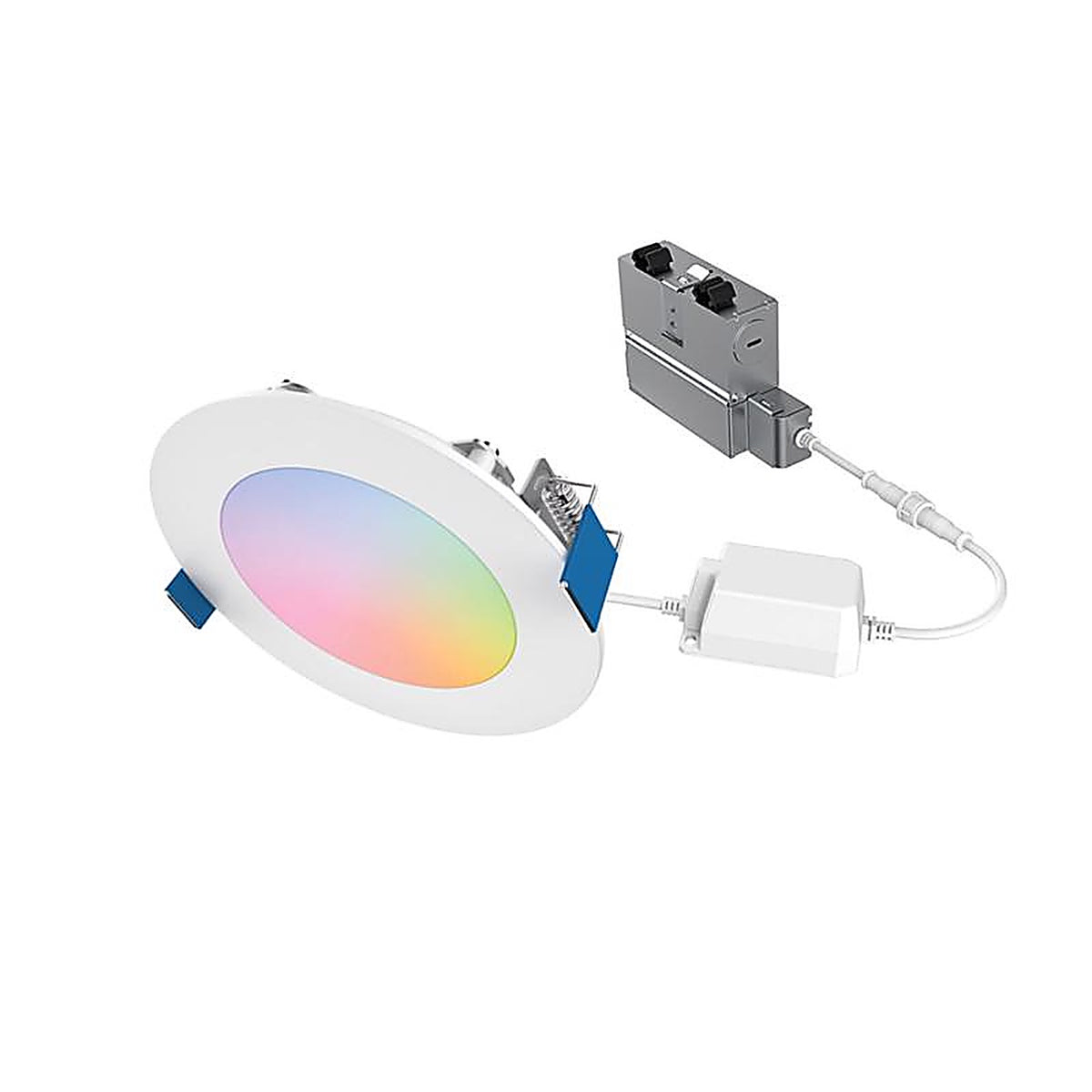 Halo - HLB4069WZRGBWMW - Rgb 4 In. W LED Smart-Enabled Canless Recessed Downlight 9.4 W