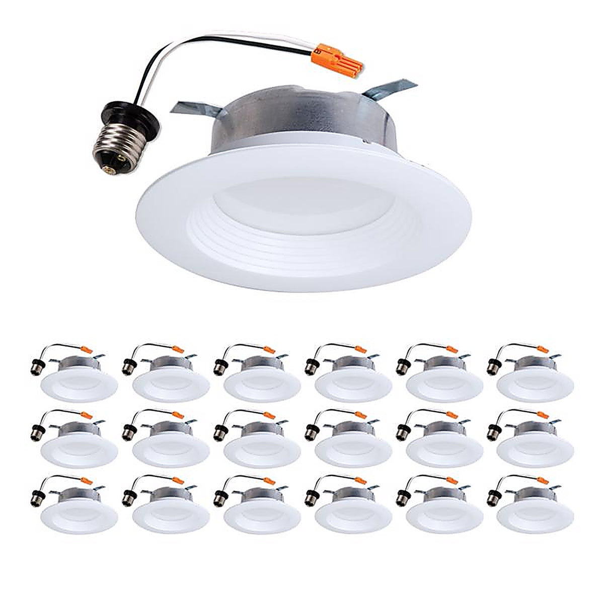 Halo - LTE46930-18PK - Bright White 4 In. W LED Recessed Downlight 8 W