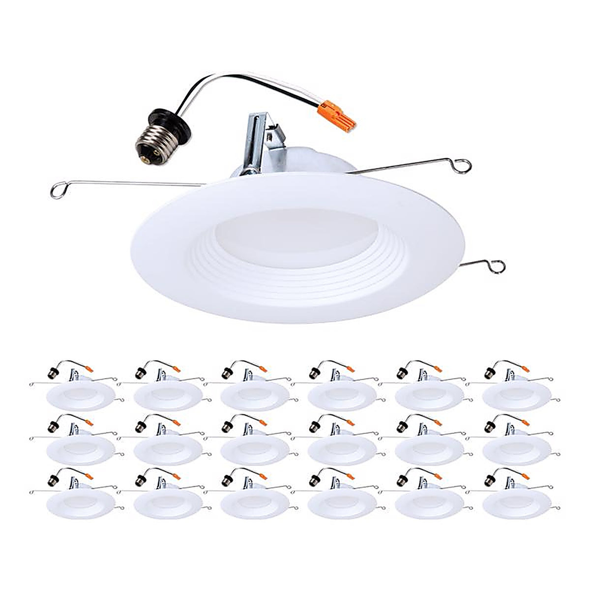 Halo - LTE566930-18PK - Bright White 5/6 In. W LED Recessed Downlight 10.4 W
