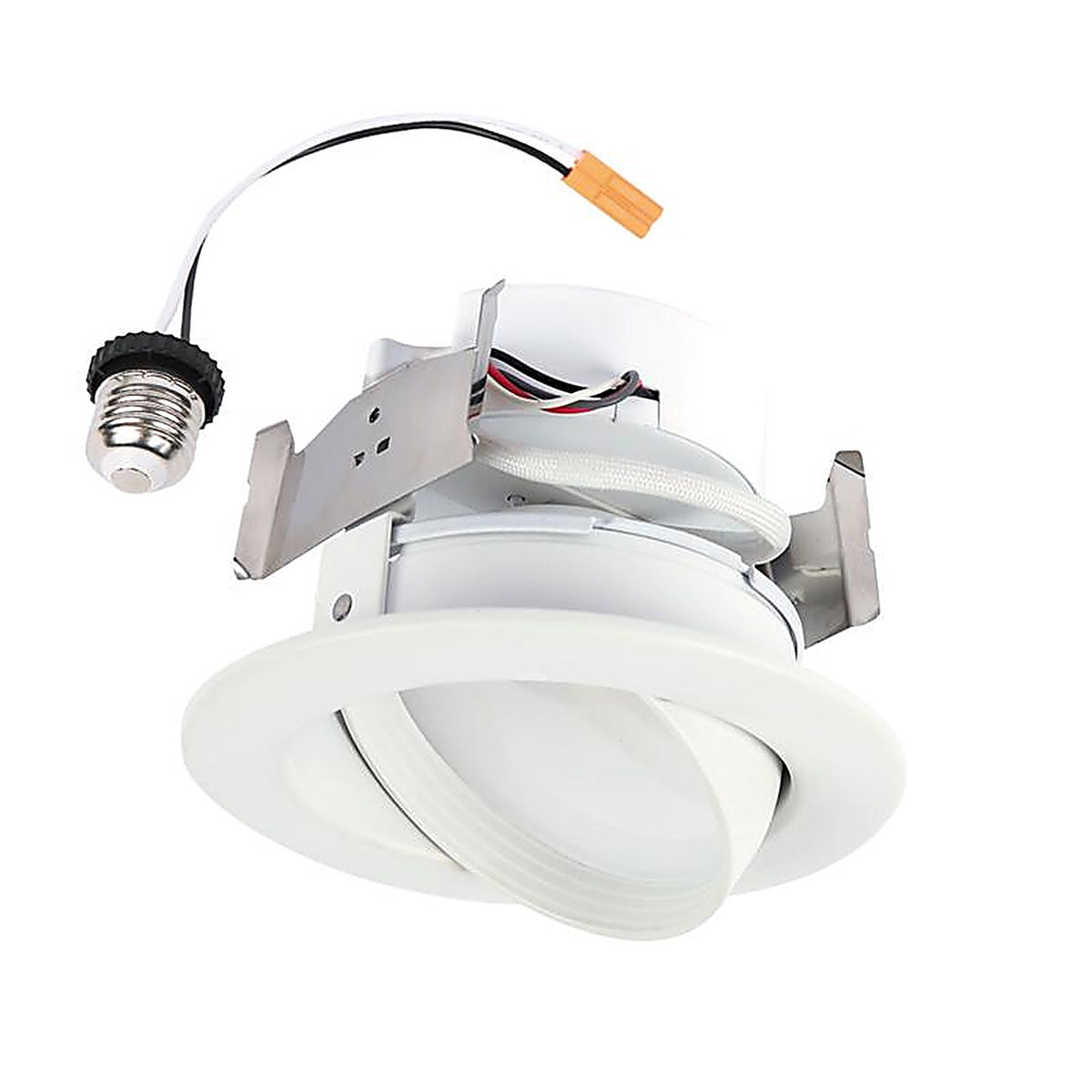 Halo - RA4LS9FSD2W1EWH - White 4 In. W LED Recessed Lighting Gimbal 8.8 W