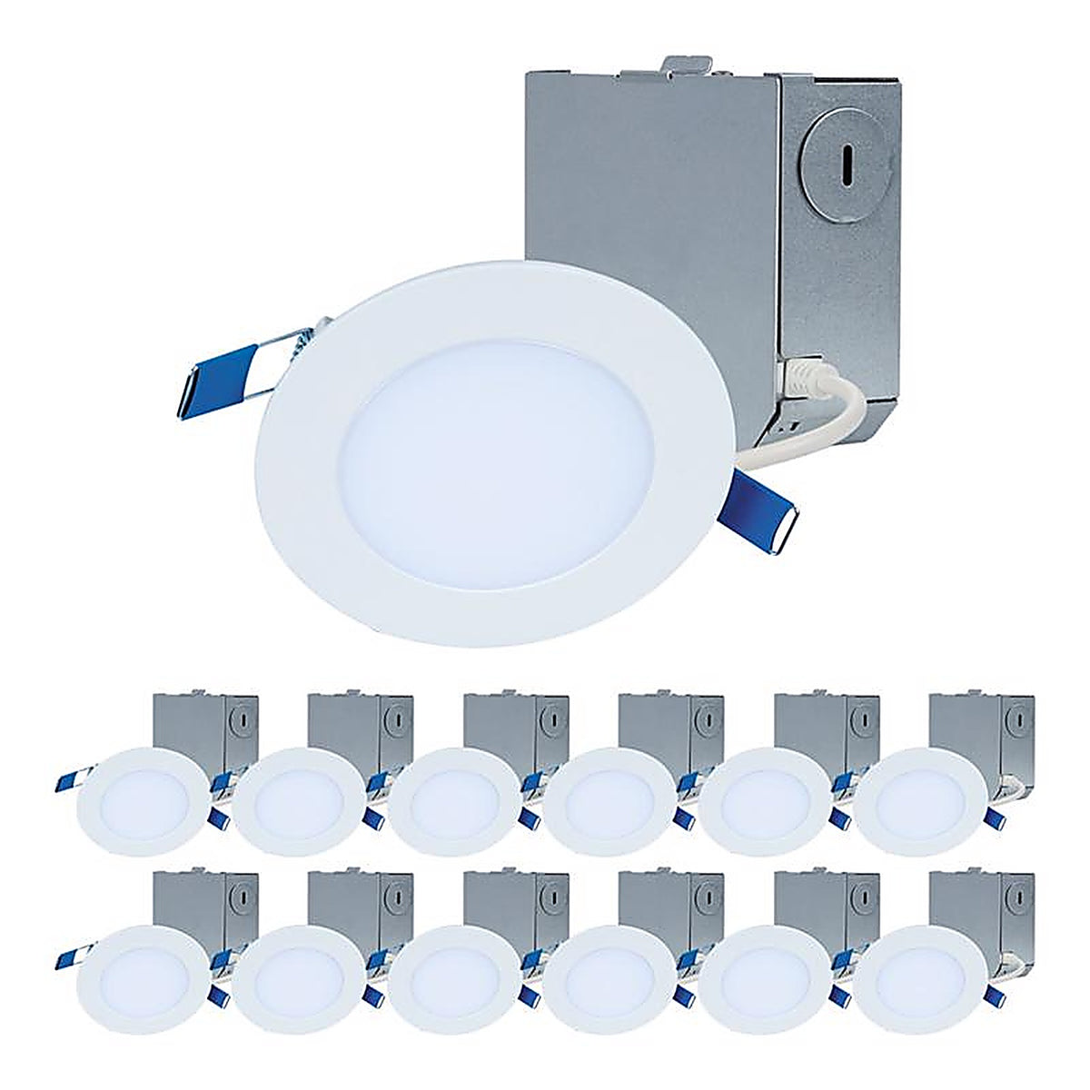 Halo - HLBE4069301EM12 - Soft White 4 In. W LED Canless Recessed Downlight 10 W