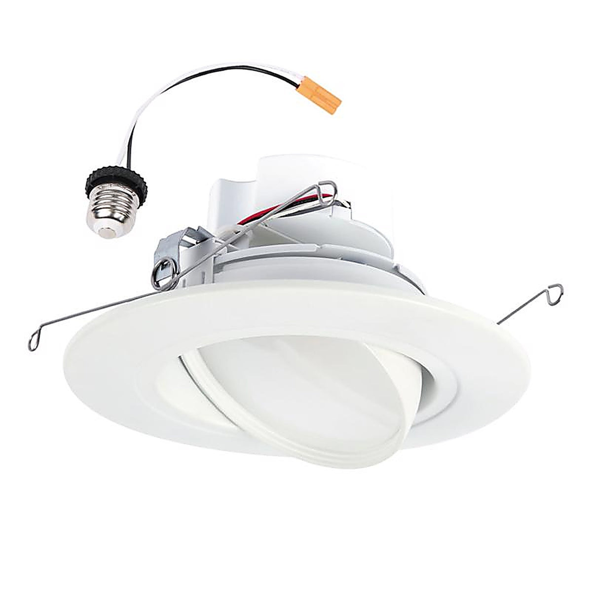 Halo - RA56LS9FSD2W1EW - White 5/6 In. W LED Recessed Lighting Gimbal 8.8 W