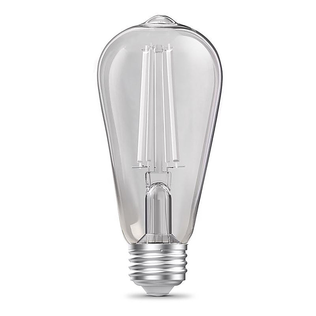 Feit - ST19CL927WFIL/2 - St19 E26 (Medium) Filament LED Bulb Soft White 60 Watt Equivalence 2 Pack