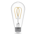 Feit - ST1960M2927FIL2 - St19 E26 (Medium) Filament LED Bulb Soft White 60 Watt Equivalence 1 Pack