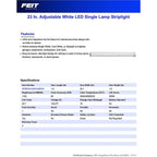 Feit - STRP2X14WYLEDV2 - 23 In. L White Hardwired LED Strip Light 1150 LM