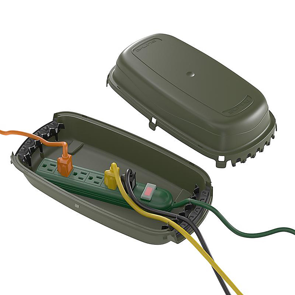 D-Line - US/OCM002 - New and Old Work Rectangle Plastic Weatherproof Box Green