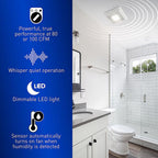 Panasonic - RG-T810LHA - Whisper Thin 100 CFM 1.1 Sones Bathroom Exhaust Fan