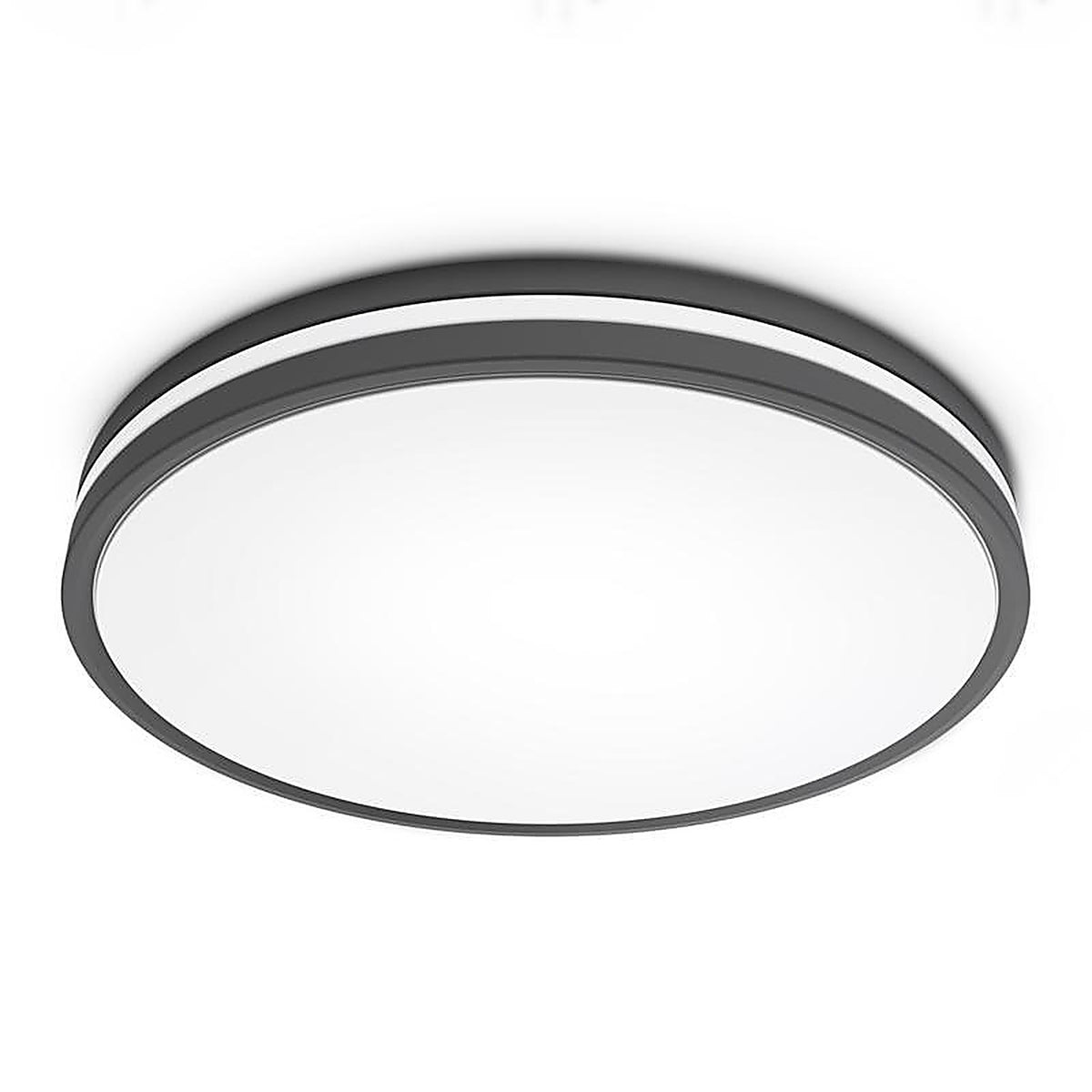 Feit - FM14D/6WY/BK - 2.6 In. H X 14 In. W X 14 In. L Matte Black Black Ceiling Fixture