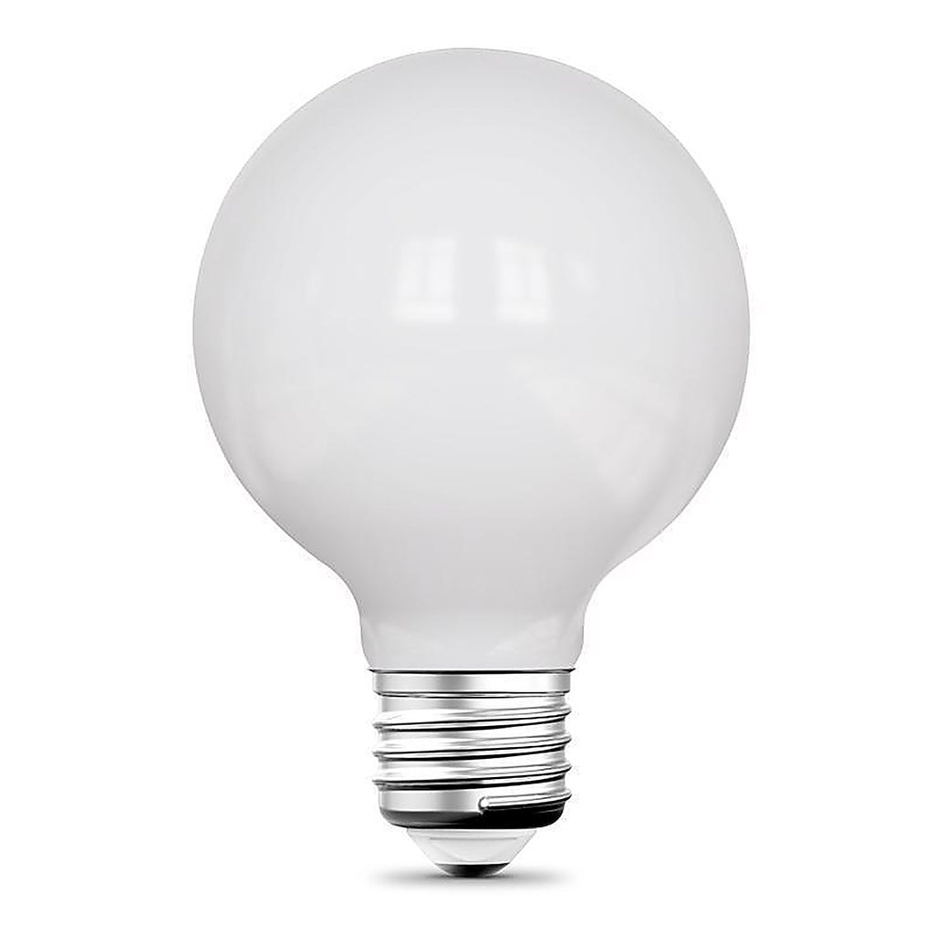 Feit - G2560W5CCTFIL/2 - G25 E26 (Medium) LED Bulb Adjustable White 60 Watt Equivalence 1 Pack