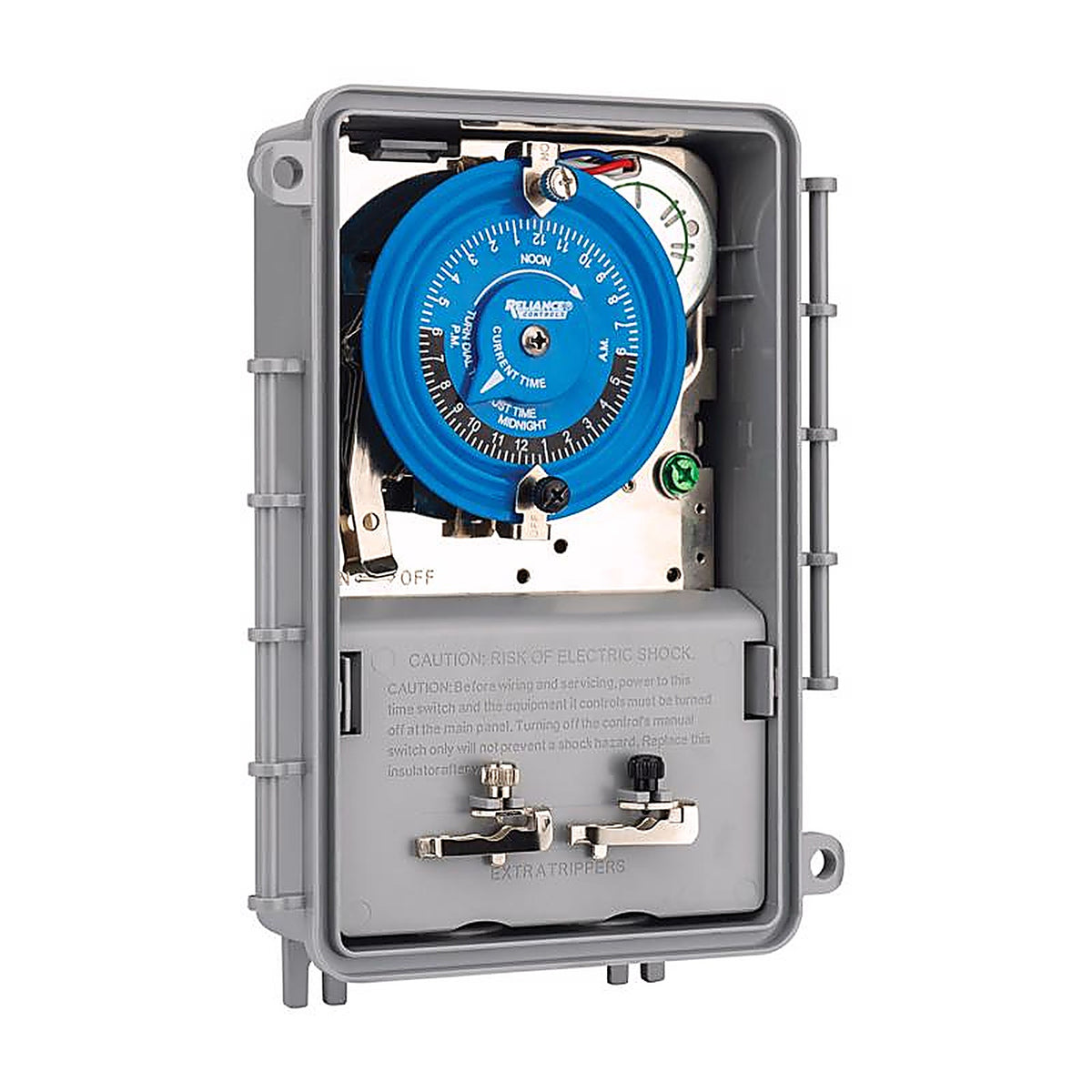 Reliance - 609P - Controls Indoor and Outdoor 24 Hour Mechanical Timer 120 V Gray