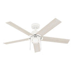 Hunter - 51761 - 52 In. Matte White LED Indoor Ceiling Fan