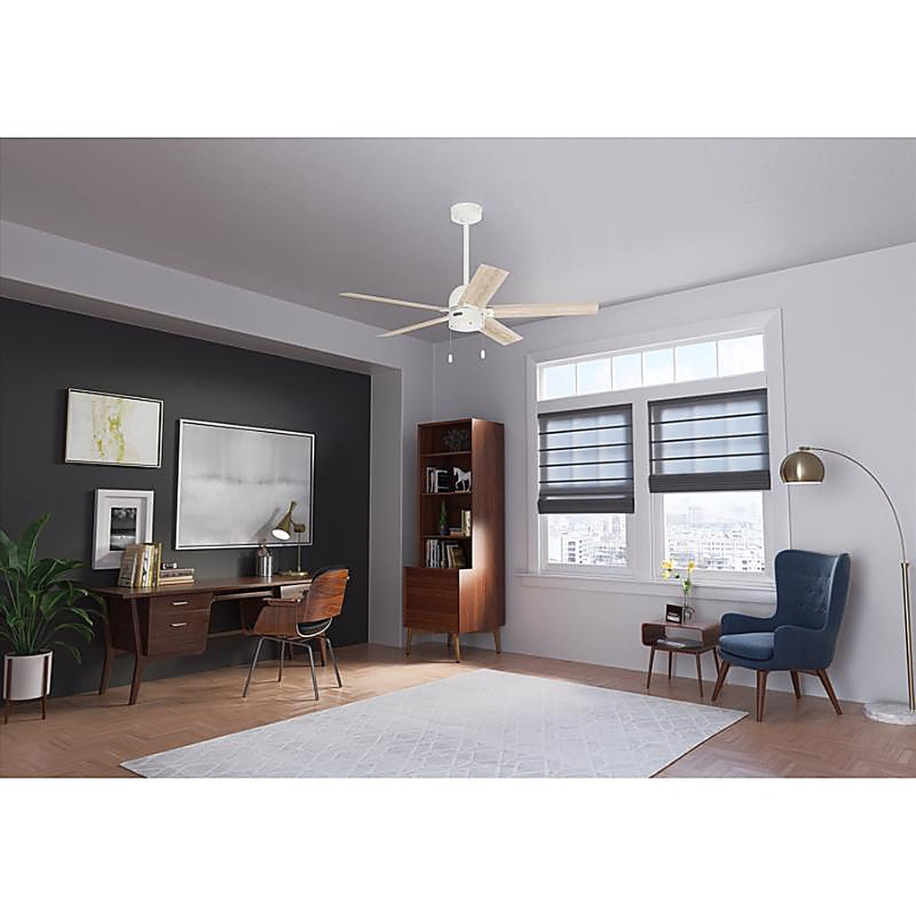 Hunter - 51761 - 52 In. Matte White LED Indoor Ceiling Fan