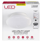 Feit - 73817 - 3.8 In. H X 7.5 In. W X 7.5 In. L White Ceiling Light w/Motion Sensor